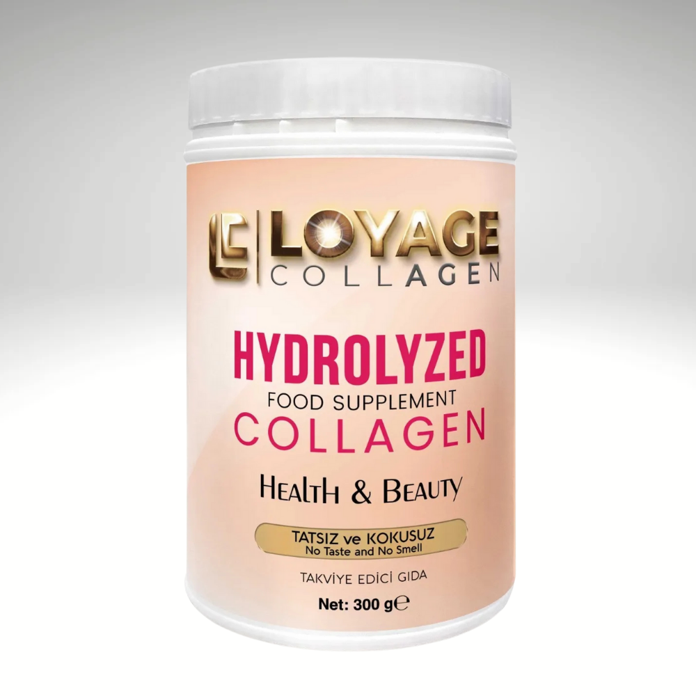 Yüksek Biyoaktif Çift Hidrolize %100 Saf Collagen Kolajen 300gr 30 Günlük