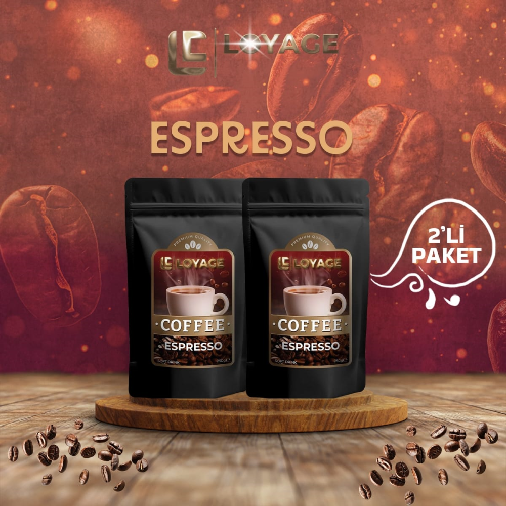 Loyage Espresso Kahve, 250 gr, 2 adet