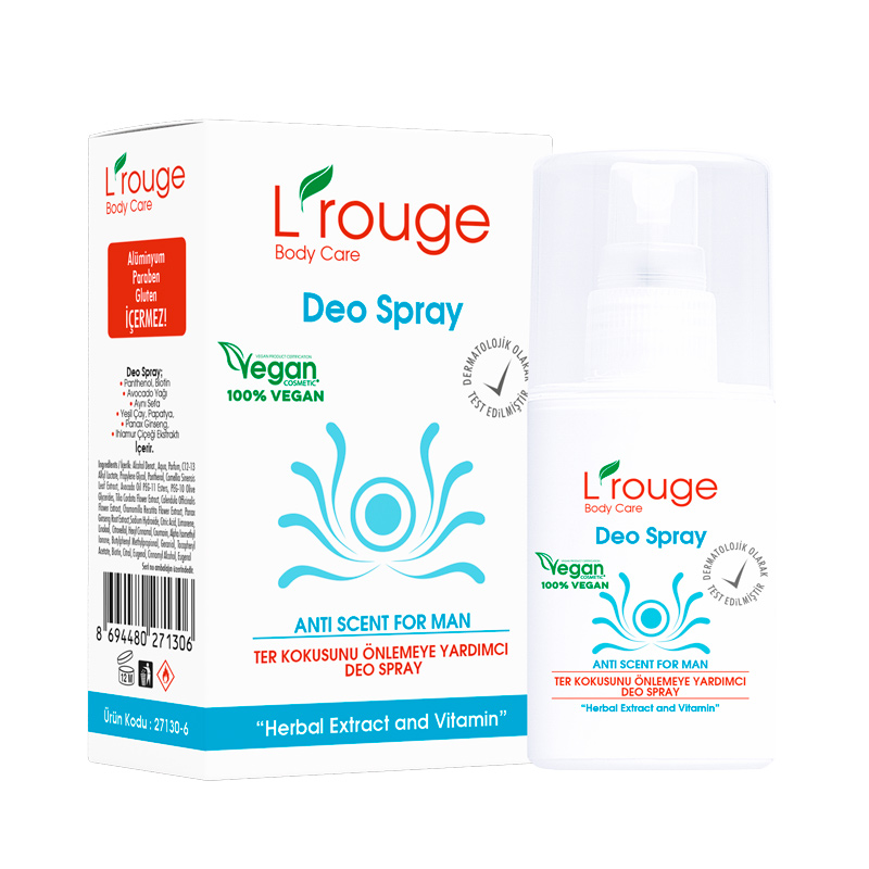 L’rouge Deo Spray For Man 50 Ml