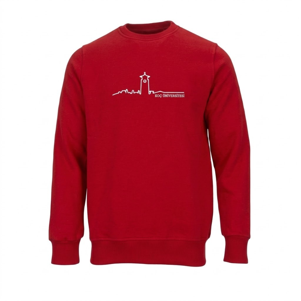 Koç Üniversitesi Model 2 Kırmızı Sweatshirt