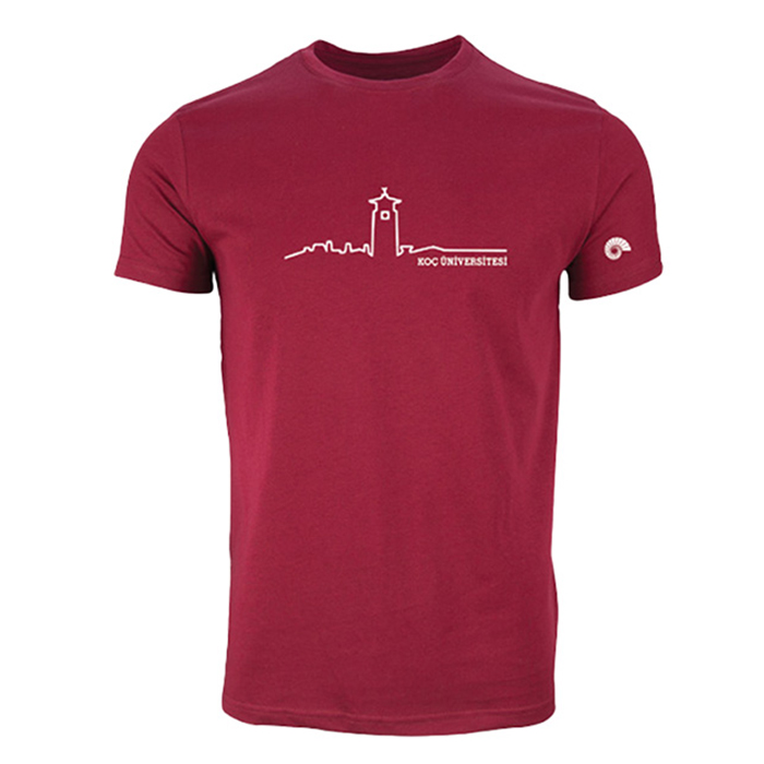 Koç Üniversitesi Model 2 Bordo T-Shirt
