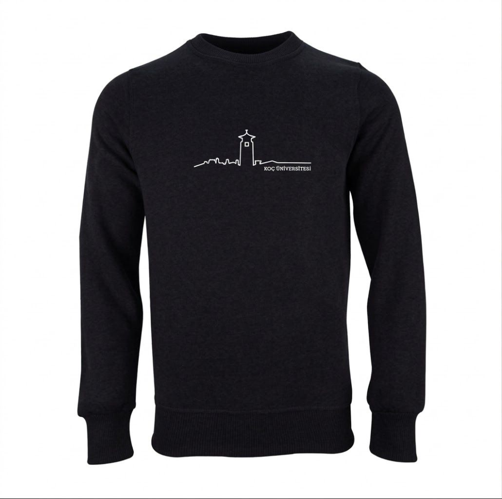 Koç Üniversitesi Model 2 Siyah Sweatshirt